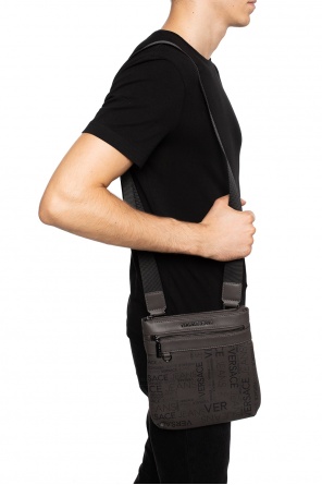 Patterned shoulder bag with logo, zdjęcie 2 Patterned shoulder bag with logo od Versace Jeans